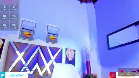 miguel tomorrow from 200 pm Colombia to 1000 pm online show from November 17, 2:30 pm