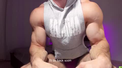 Snapshot of adam_muscle_ chatting on October 6, 9:49 am Adam online show from October 6, 9:49 am