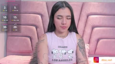 Alice  online show from April 21, 3:24 am