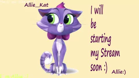 Allie online show from July 18, 2:52 pm