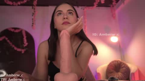 IG - TW Amberw c online show from April 2, 1:24 am