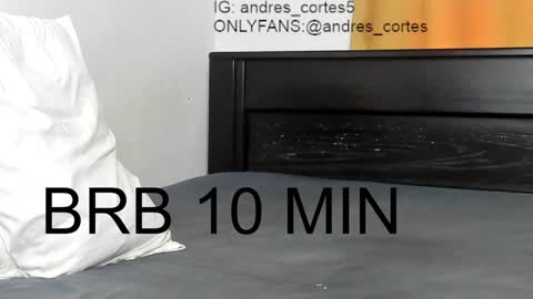 ANDRES CORTES   online show from January 5, 8:52 pm