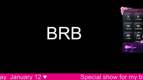 Anita  online show from January 10, 9:23 am