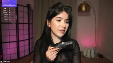 anniehillofficial_ online show from February 12, 8:34 pm