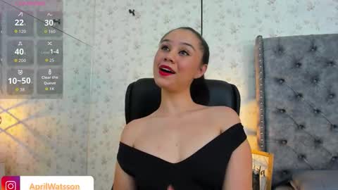 Snapshot of aprilwatson chatting on October 9, 8:03 pm April online show from October 9, 8:03 pm