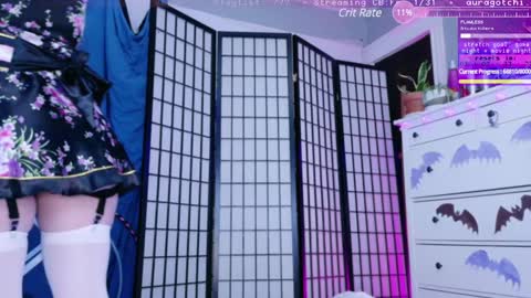 Snapshot of auragotchi chatting on January 31, 2:26 am Aurora Aura online show from January 31, 2:26 am