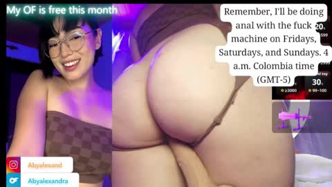 Alexandra followme on instragram abyalexand online show from October 15, 3:35 pm