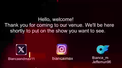 bianca and maxwell online show from September 12, 1:57 pm