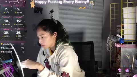 Tokki  bunny  online show from December 14, 2:22 am