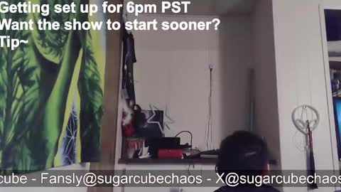 chaoticsugarcube online show from October 3, 12:42 am