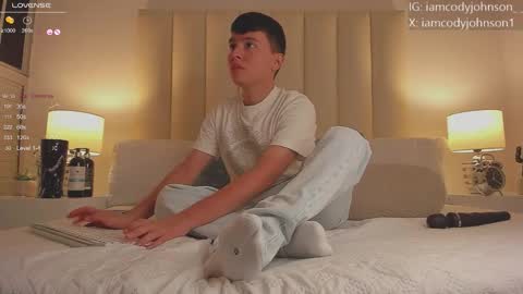 Snapshot of cody_johnsonn_ chatting on October 16, 8:40 pm CODY online show from October 16, 8:40 pm