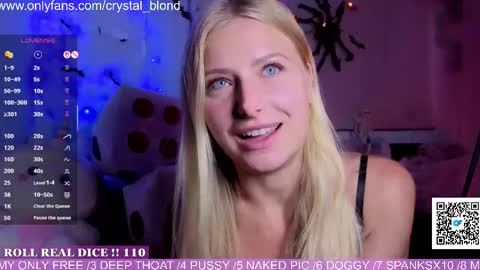 Snapshot of crystal_blond chatting on October 13, 11:23 am Crystal online show from October 13, 11:23 am