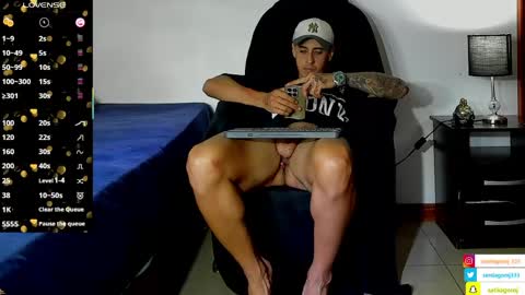 SANTI  independent model online show from March 23, 5:23 am