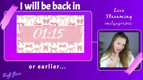 Emily online show from April 29, 6:57 pm