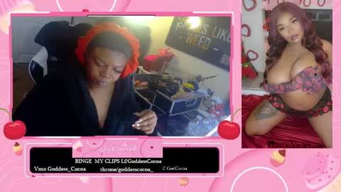 Goddess Cocoa online show from January 12, 7:32 pm