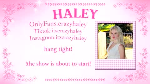 Haley online show from December 3, 4:40 pm