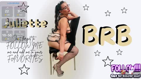 Juliette Roberts online show from April 10, 3:28 pm