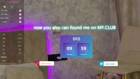 your kitty JANE roawww online show from February 23, 11:22 am