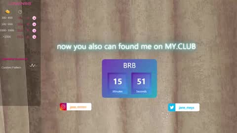 your kitty JANE roawww online show from February 25, 11:21 am