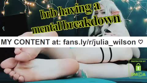 Snapshot of julia_wilson chatting on January 5, 6:24 pm ALL MY CONTENT at online show from January 5, 6:24 pm