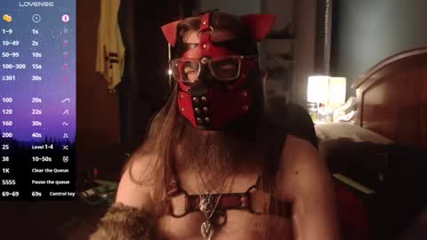 kinkywolf87 online show from April 23, 1:46 am