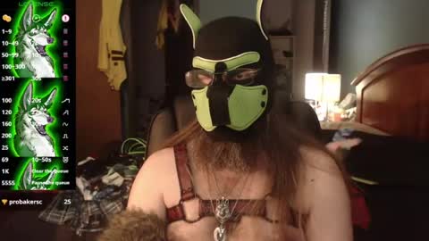 kinkywolf87 online show from June 25, 10:15 pm