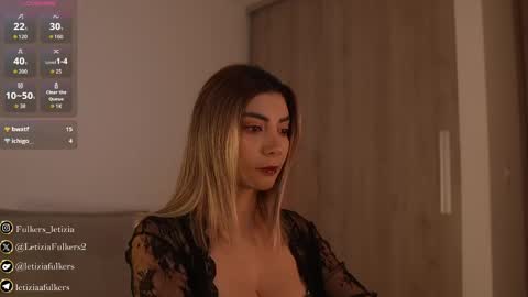Letizia Fulkers online show from May 2, 2:45 pm