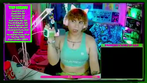 LobotomyPrincess online show from July 3, 2:27 am