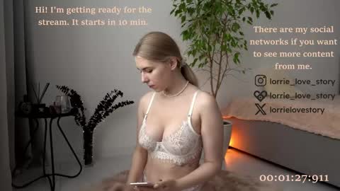 Snapshot of lorrie_love_story chatting on January 6, 1:19 pm Lorrie online show from January 6, 1:19 pm