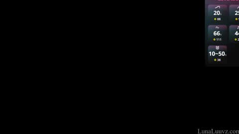 Luna Luuvz online show from March 13, 7:00 am