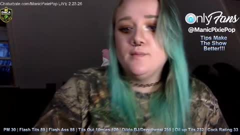 ManicPixiePop online show from February 23, 11:40 pm