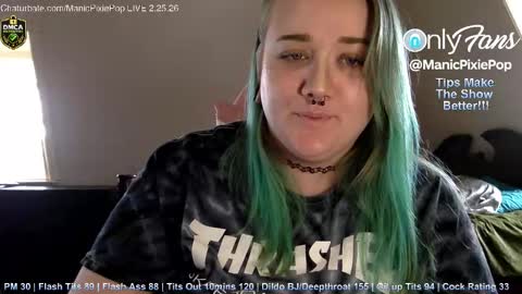 ManicPixiePop online show from February 25, 5:38 pm