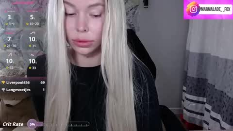 Marmalade Fox online show from November 22, 5:55 pm