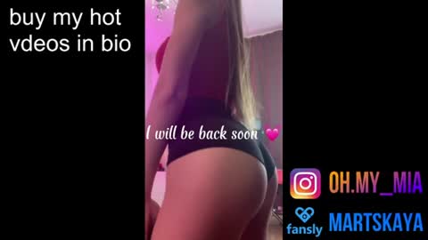 Mia Martskaya online show from June 28, 5:31 pm