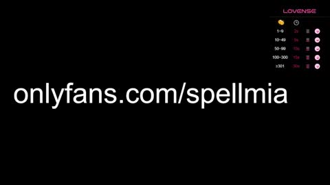 Snapshot of miaspell chatting on January 20, 1:50 am Mia  instagram miasspell online show from January 20, 1:50 am