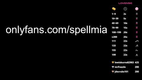 Snapshot of miaspell chatting on January 28, 11:07 pm Mia  instagram miasspell online show from January 28, 11:07 pm