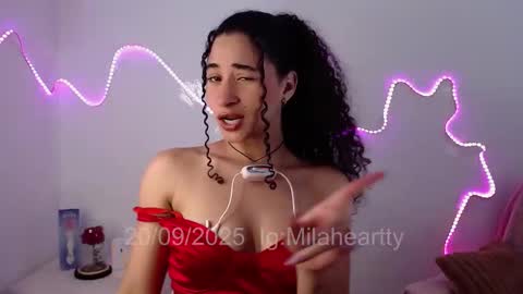 Snapshot of milah_hearrty chatting on September 20, 8:34 pm Milah online show from September 20, 8:34 pm