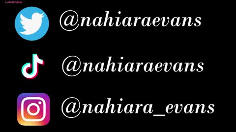 NAHIARA EVANS online show from April 16, 11:10 am