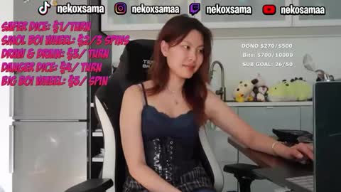 nekoxwaifu online show from April 24, 4:20 pm