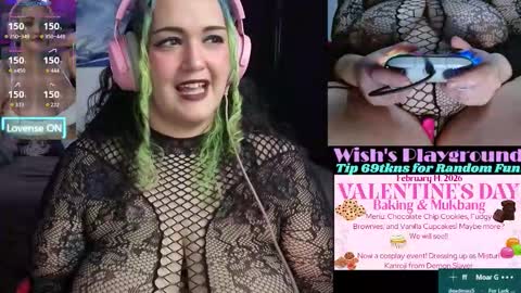 Wishs Playground online show from February 7, 6:33 pm