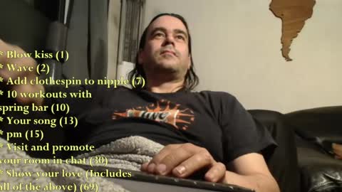 Chris online show from April 8, 2:25 am