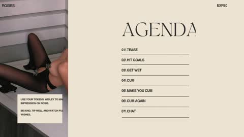 Rosie Bones online show from April 22, 8:27 pm