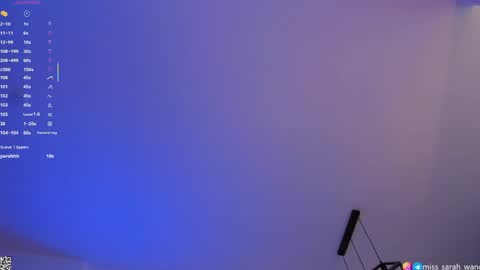 Sarah online show from April 16, 9:39 pm