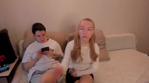 Amanda and  pair in a real life we love each other but can play with you online show from March 11, 7:35 am