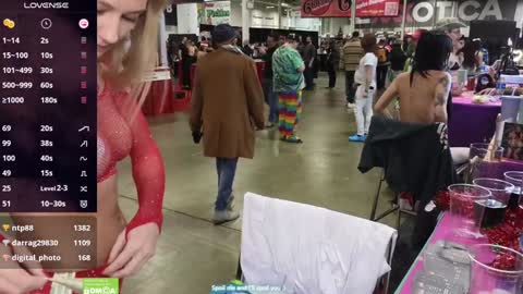 Snapshot of sexyscienceteacher90 chatting on December 7, 10:12 pm Miss Jasmine Baker - eXXXotica DC December 6th - 8th online show from December 7, 10:12 pm