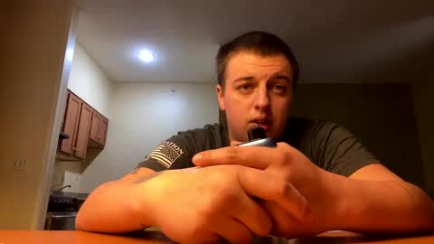 Snapshot of stepbro18 chatting on February 18, 10:03 pm Honestly Im a slut I have a high sex drive and I love talking to people off this platform  online show from February 18, 10:03 pm