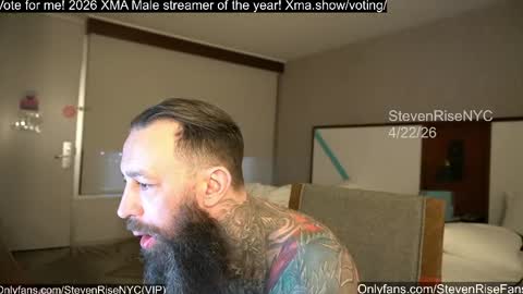 StevenRiseNYC online show from April 22, 12:56 pm