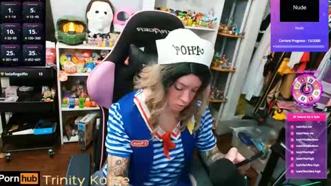 Snapshot of trinitykatze chatting on October 2, 8:18 pm Trin Kat pet online show from October 2, 8:18 pm