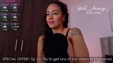 Val arango  online show from December 2, 10:30 pm